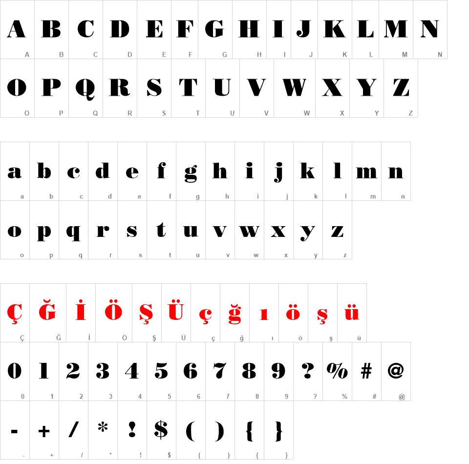 TR Bodnoff font